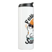 陽光素晴らしの猫 – トロピカルキャット タンブラー (回転左)