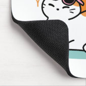 陽光素晴らしの猫 – トロピカルキャット マウスパッド (コーナー)