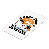 陽光素晴らしの猫 – トロピカルキャット マグネット (左側)