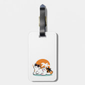 陽光素晴らしの猫 – トロピカルキャット ラゲッジタグ (裏面縦)