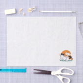 陽光素晴らしの猫 – トロピカルキャット 薄葉紙 (クラフト)