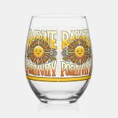 陽射し陽射し ステムなしワイングラス (右)