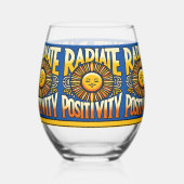 陽射し陽射し ステムなしワイングラス (左)