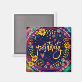 陽性おもしろいフローラトレンディーワンワード刺激性 マグネット (正面/裏面)