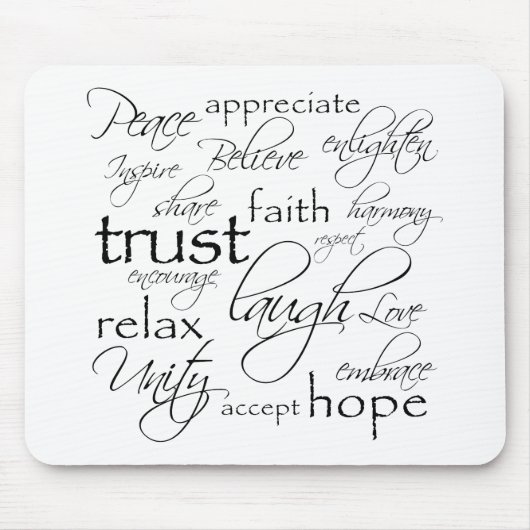 陽性は項目を言い表わします マウスパッド (正面)