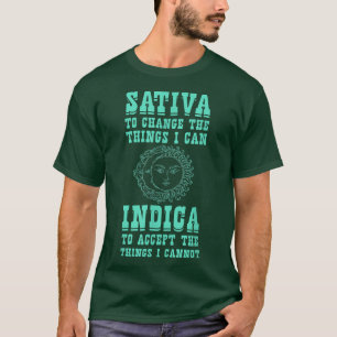 陽性を示すことができるものを変えるサティバ Tシャツ
