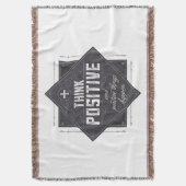 陽性を考えて下さい スローブランケット (正面縦)