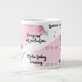 陽性ブーストピンク専門マグカップ ジャンボコーヒーマグカップ (正面)