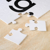 陽性感動的引用文 |白黒 ジグソーパズル (側面)