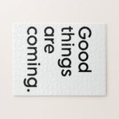 陽性感動的引用文 |白黒 ジグソーパズル (横)