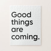 陽性感動的引用文 |白黒 ジグソーパズル (縦)