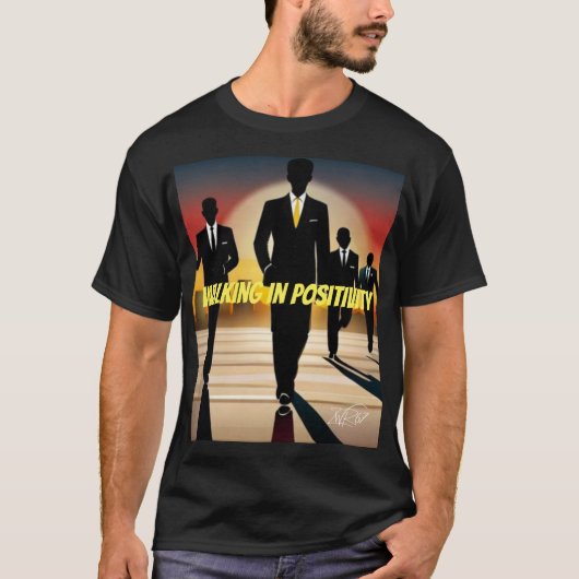 陽性歩く Tシャツ (正面)