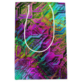 陽極酸化レインボーチタン回路： ミディアムペーパーバッグ