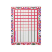 陽気すてきなクリスマスウィークリーリマインダープランナー ノートパッド (回転)