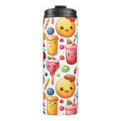 陽気でおもしろいかわいいスイーツ タンブラー (正面)