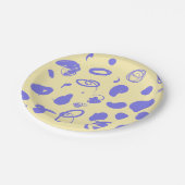 陽気でおもしろいプリントデザイン紙プレート ペーパープレート (アングル)