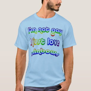 陽気ではないしかし愛虹のTシャツ Tシャツ