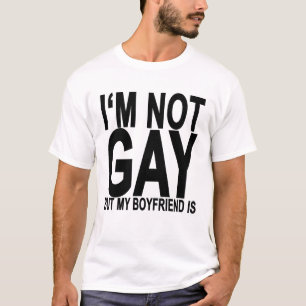 陽気ではないimしかし私のボーイフレンドはTシャツです。.png Tシャツ