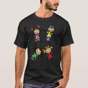 陽気でロマンチックな子供たちは喜ぶ Tシャツ