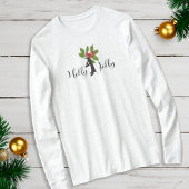 陽気で可愛いペンギンのクリスマス Tシャツ