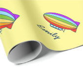 陽気で多彩な子供の誕生日のwrappingpaper ラッピングペーパー (ロールコーナー)