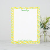 陽気で明るいレモンのつる植物オーチャードパーソナライズ (スタンド正面)