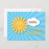 陽気で明るい君が私の日差しの挨拶 ポストカード (正面/裏面)