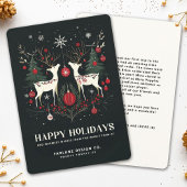 陽気で暖かいスカンジナビアのクリスマスツリー シーズンカード