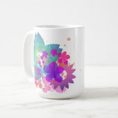 陽気で有望なおはようのマグ コーヒーマグカップ (正面左)