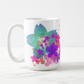 陽気で有望なおはようのマグ コーヒーマグカップ (左)