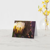 陽気で空白のなNotecard カード (黄色い花)