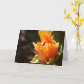 陽気で空白のなNotecard カード (黄色い花)
