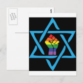 陽気で黒いユダヤ人 ポストカード (正面/裏面)