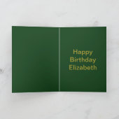 -陽気で、明るいデイジーを個人化して下さい カード (内部)