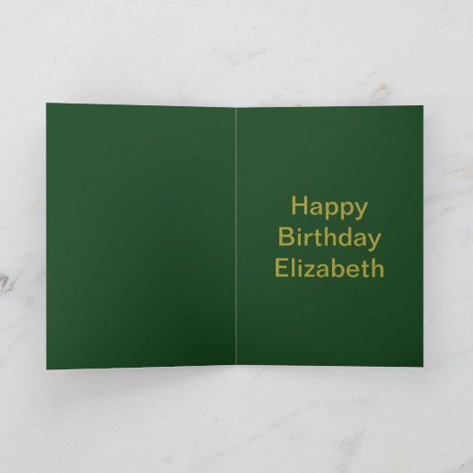 -陽気で、明るいデイジーを個人化して下さい カード (内部)