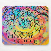 陽気なおもしろいが一度に1日感動的 マウスパッド (正面)