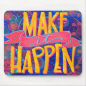 陽気なおもしろいが実現する引用文 マウスパッド (正面)