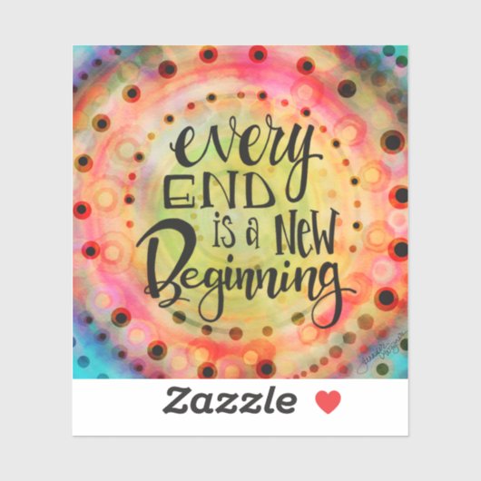 陽気なおもしろいの新しい始感動的まり シール (シート)