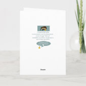 陽気なお母さん、母の日カード カード (裏面)