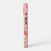 陽気なかわいいさくらんぼパターンイラストレーション iPhone 16ケース (左側面)