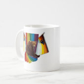 陽気なくまのプライドのマグ コーヒーマグカップ (正面左)