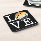 陽気なくまのプライドの旗愛 コースター (左側)