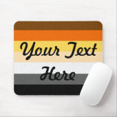 陽気なくまのプライドの旗 マウスパッド (マウス)