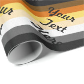 陽気なくまのプライドの旗 ラッピングペーパー (ロールコーナー)