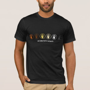 陽気なくまのプライド- Bear411でより熱く見ました Tシャツ