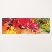 陽気なアーティストの抽象芸術 ヨガマット (裏面(横))