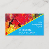 陽気なアーティストの抽象芸術 名刺 (正面)