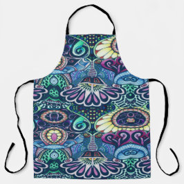 陽気なアーティストパーティードードル創造 エプロン