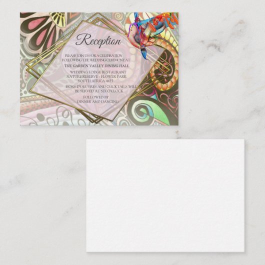 陽気なアーティストパーティードードル創造 エンクロージャーカード (正面/裏面)