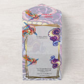 陽気なアーティストパーティードードル創造 オールインワン招待状 (外側)